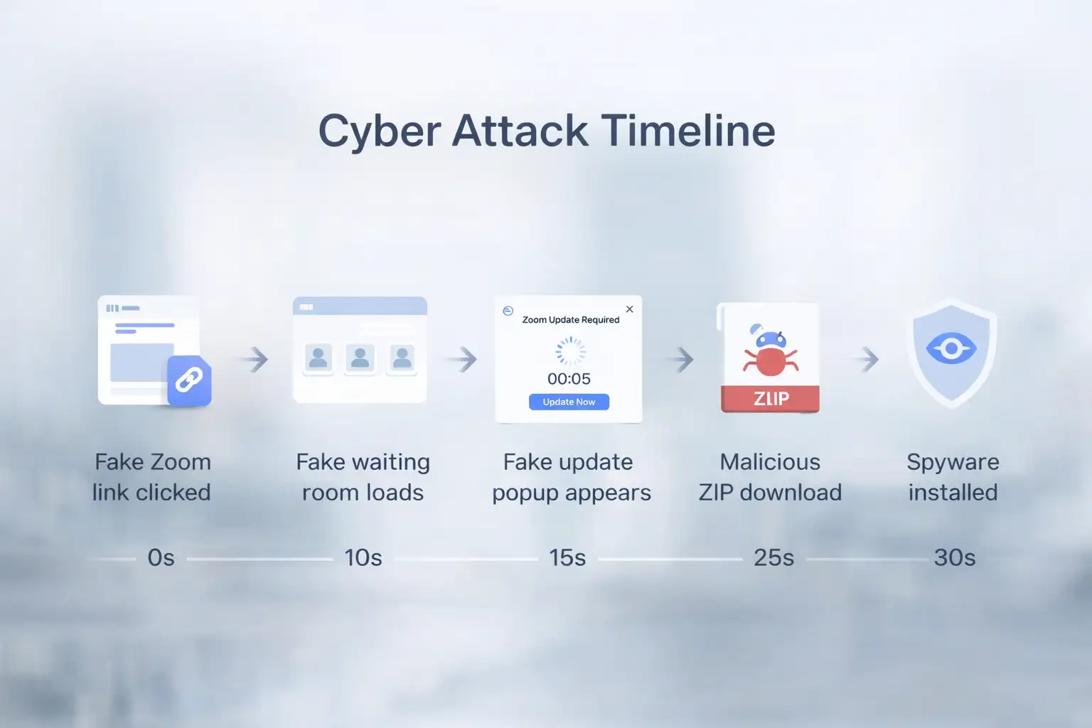 _Five-step Zoom scam timeline