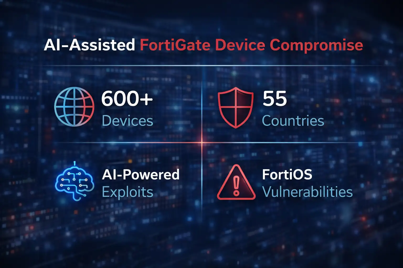 AI-assisted FortiGate device breach stats