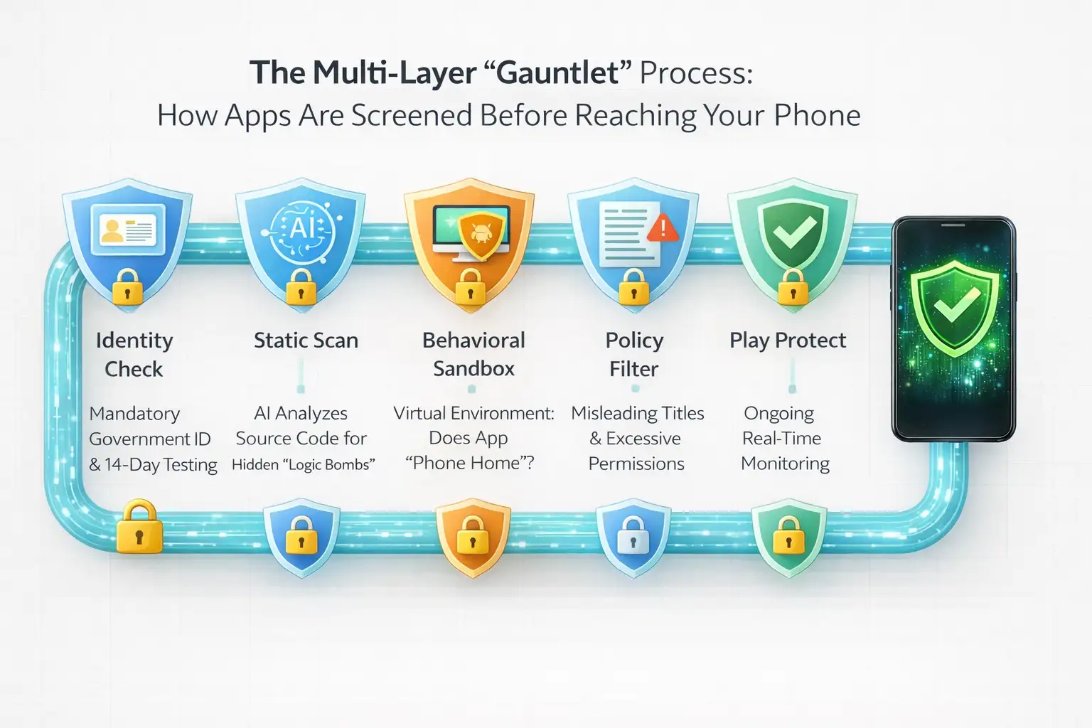 App screening process and security steps