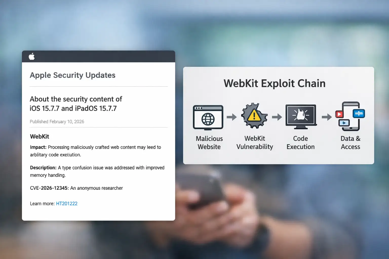 Apple security update and exploit chain