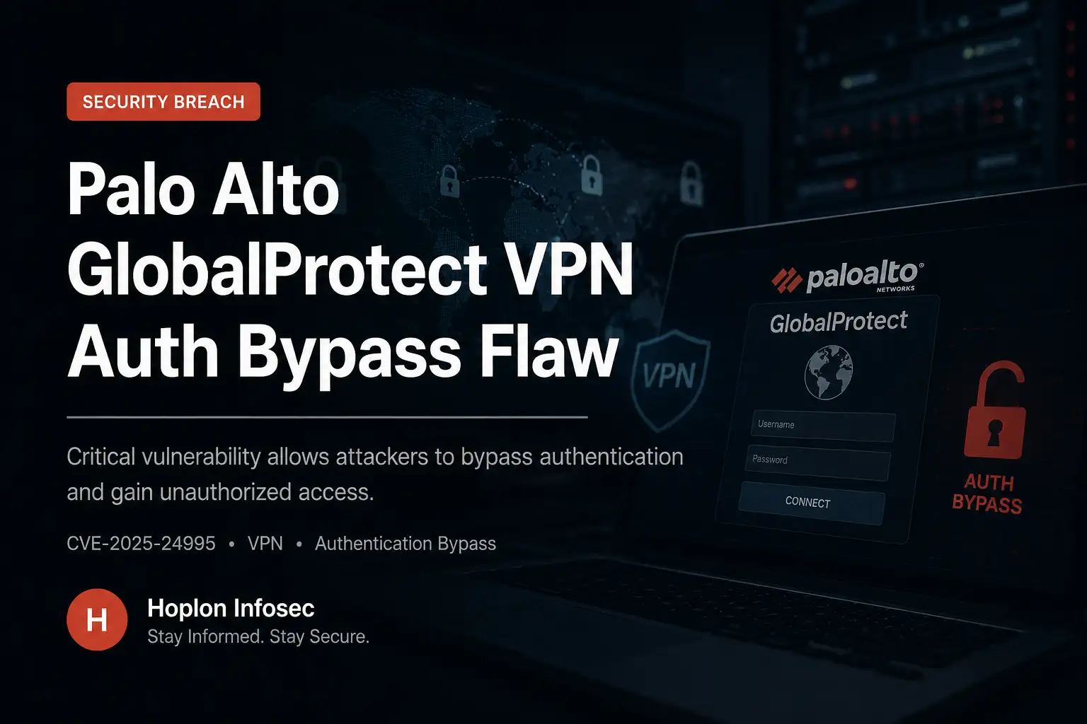 Palo Alto GlobalProtect VPN Auth Bypass Flaw Under Attack