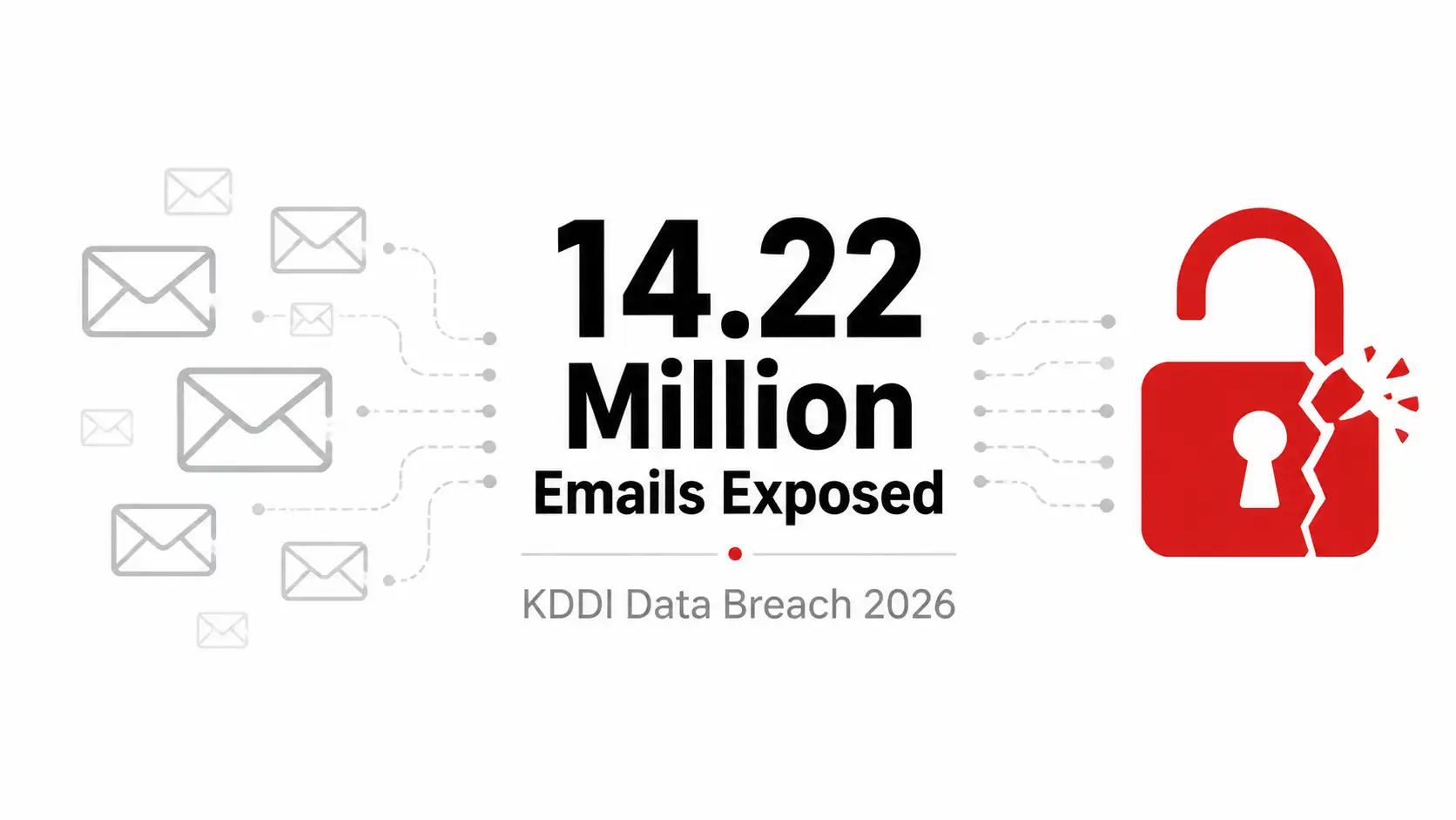 Email data breach infographic report