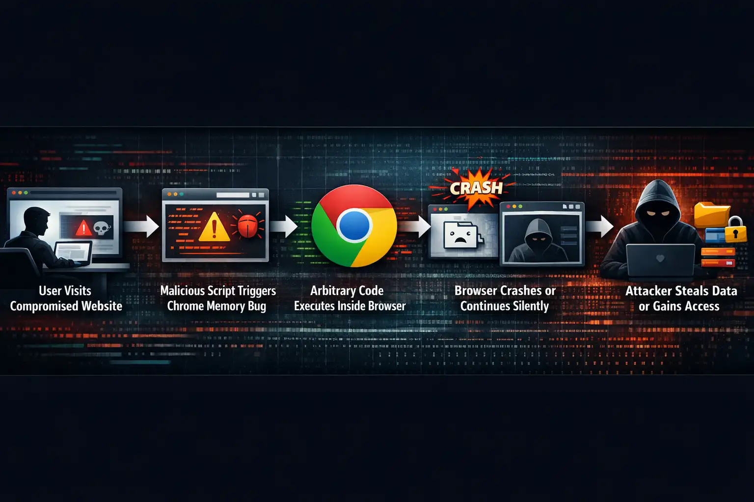 Chrome vulnerabilities arbitrary code execution