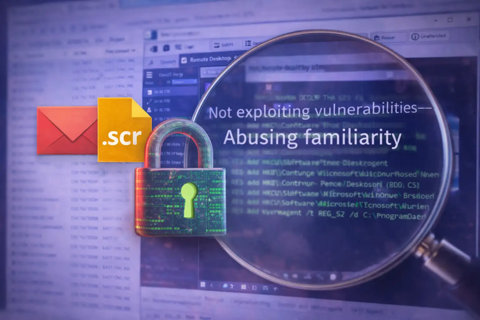 Cybersecurity threat_ exploiting common files