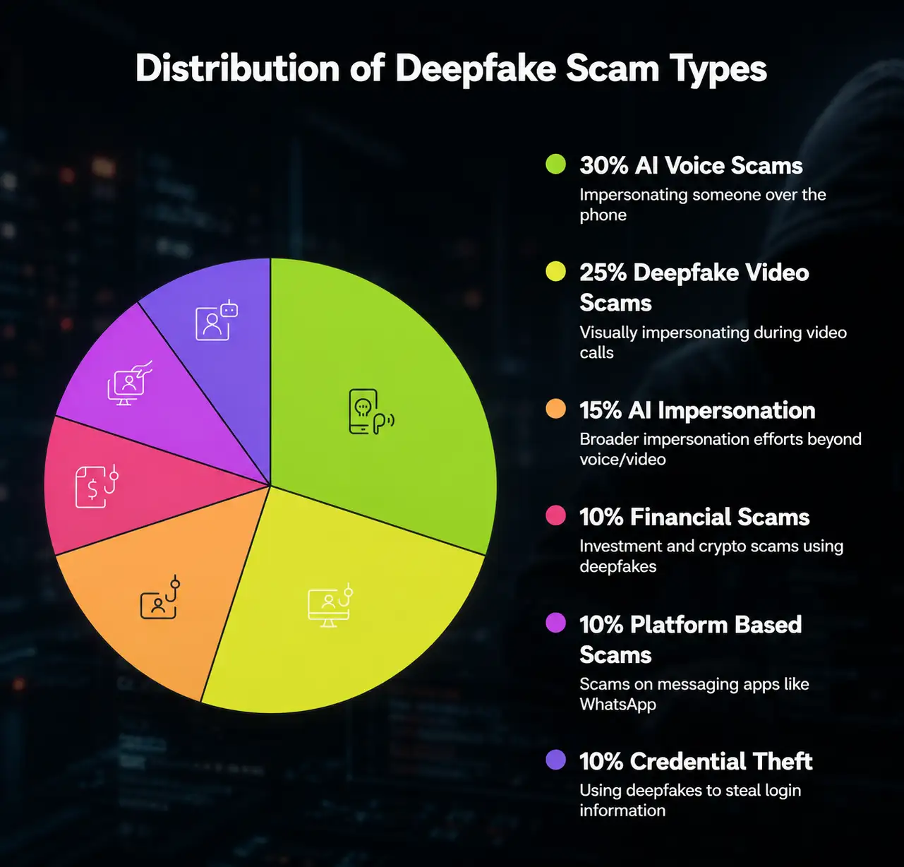 Deepfake scam distribution