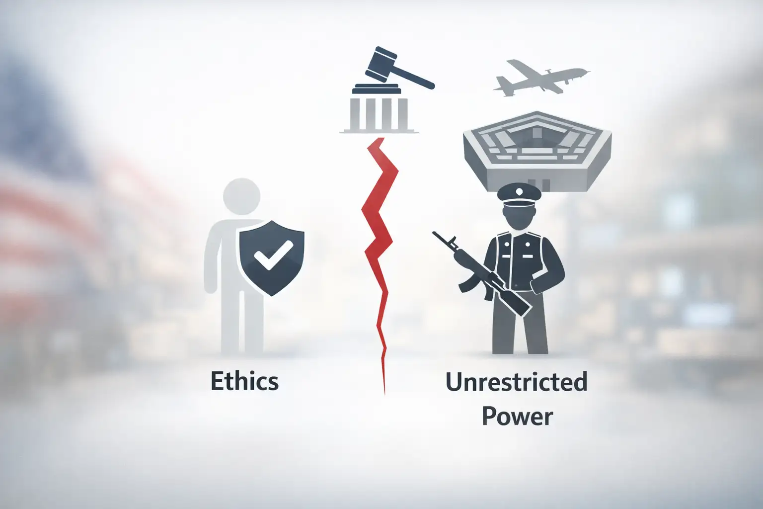 Ethics versus power in conflict