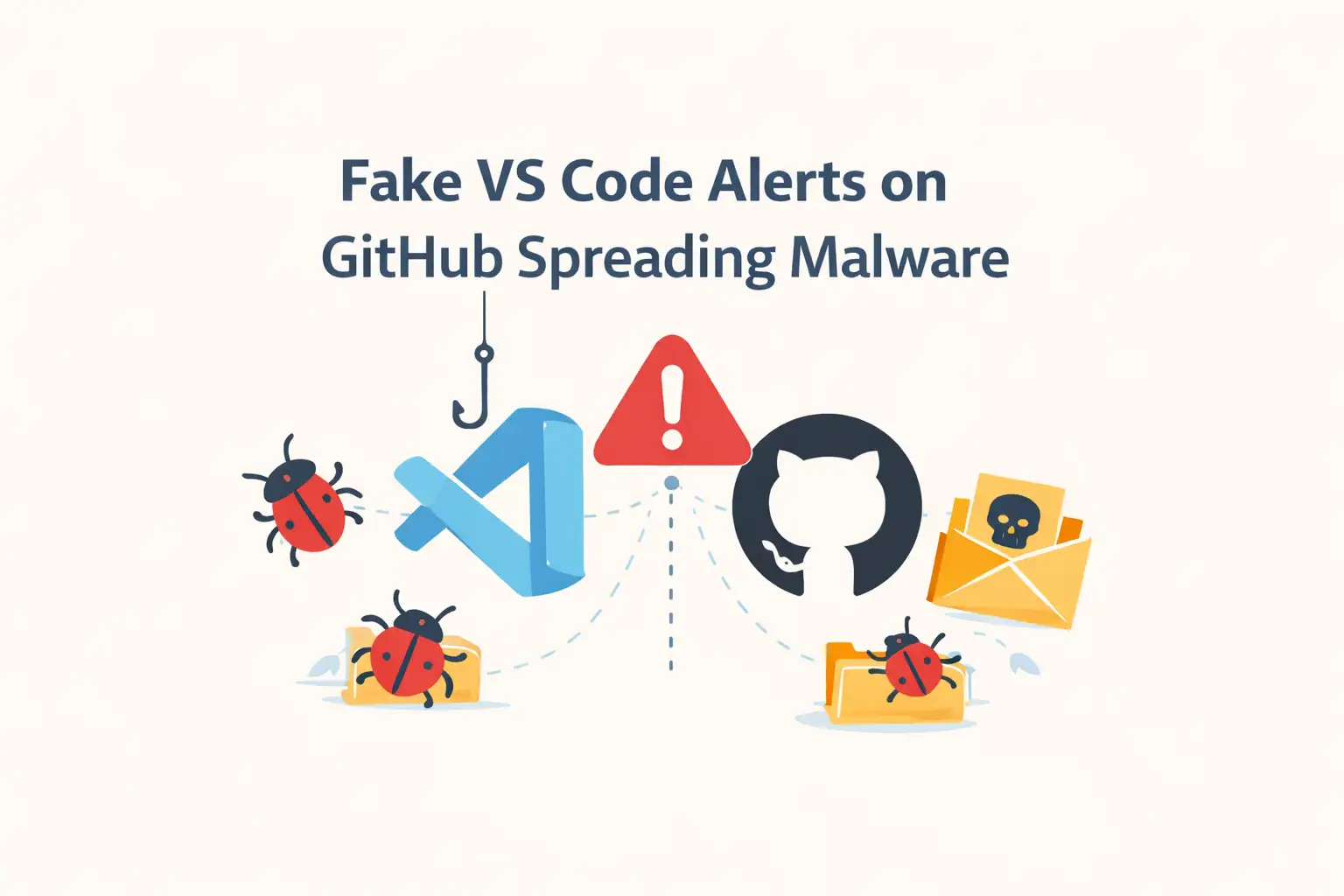 Vs Code Warning Alert Fake VS Code Alerts on GitHub Spreading Malware!
