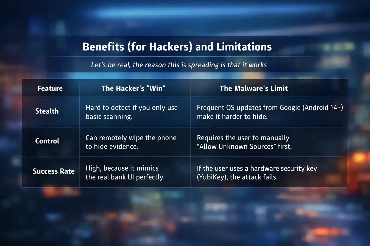 Hacker tactics and their limitations