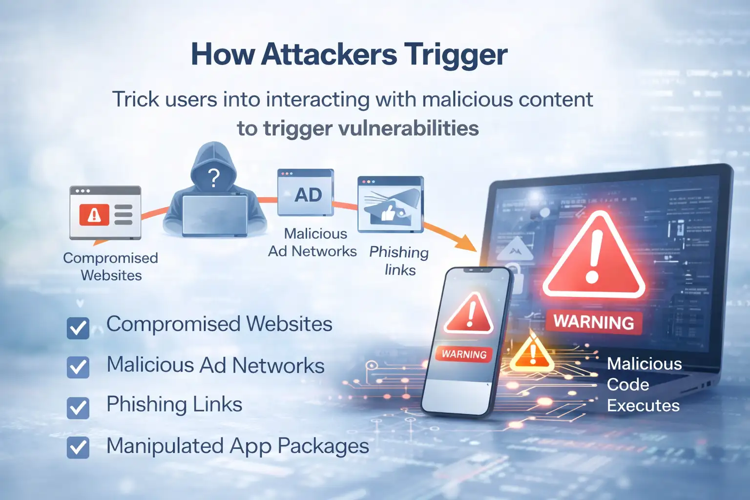 How attackers trigger vulnerabilities in devices