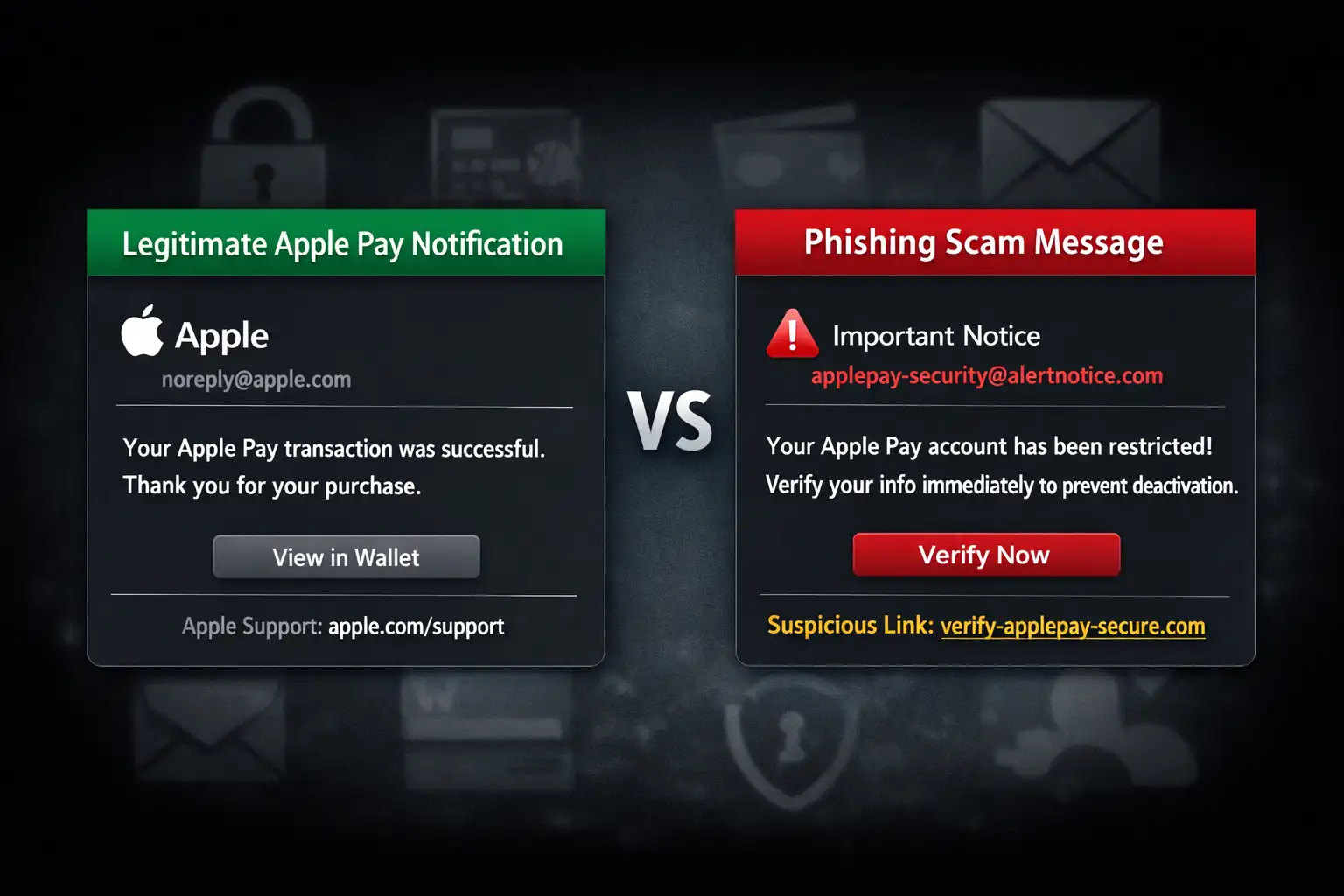 phishing attack on Apple Pay