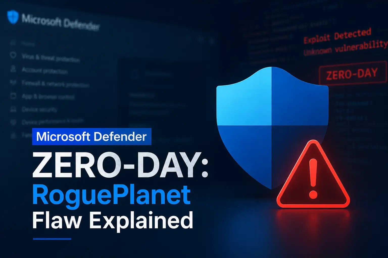Microsoft Defender Zero-Day: RoguePlanet Flaw Explained