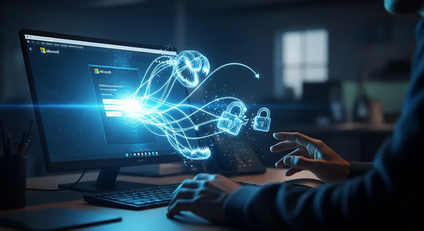 AI phishing attacks on Microsoft users