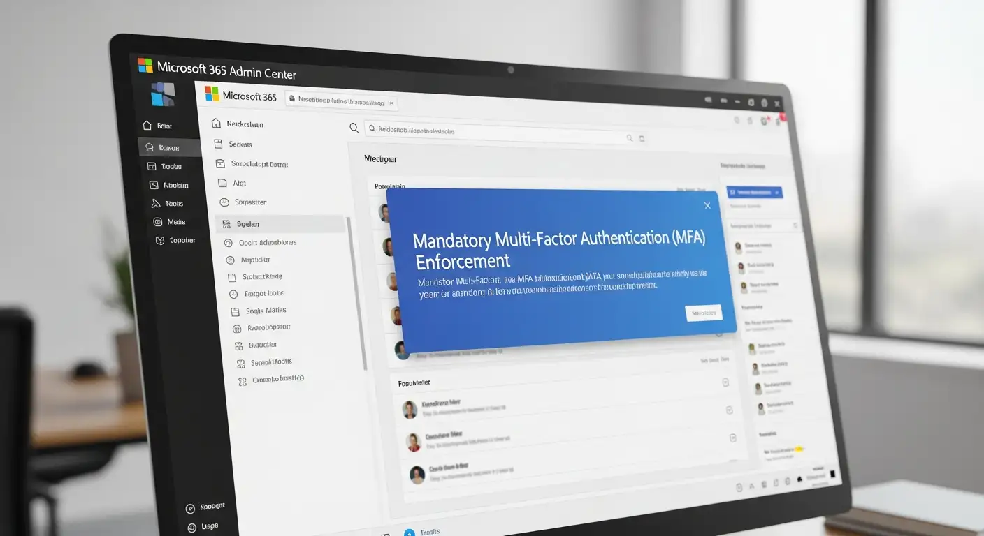Microsoft 365 Admin Center mandatory MFA