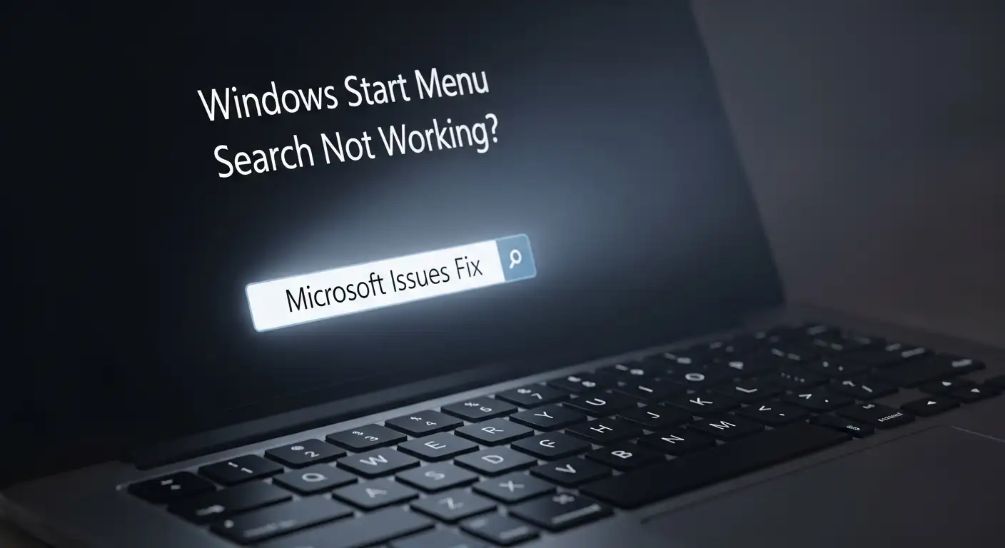 Windows Start Menu Search Not Working