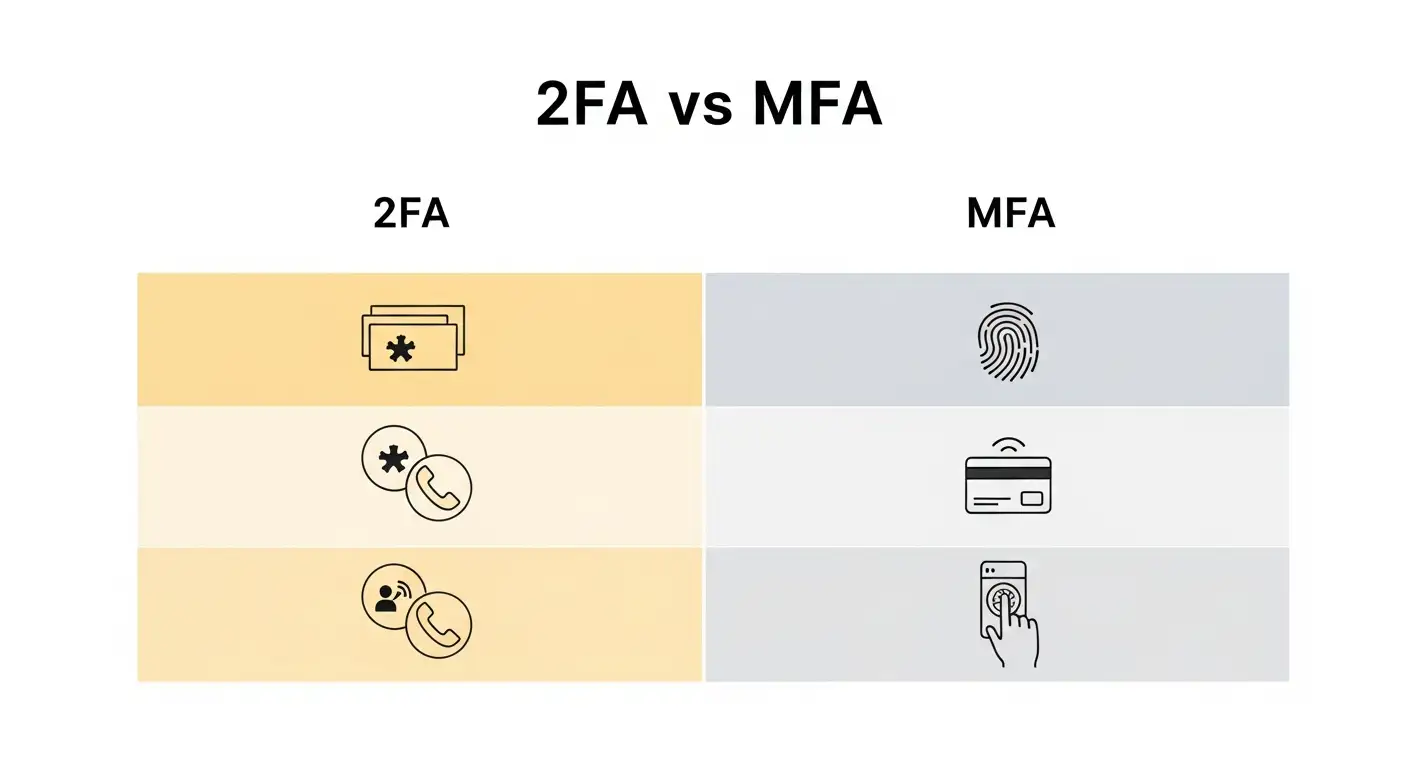 2FA vs MFA