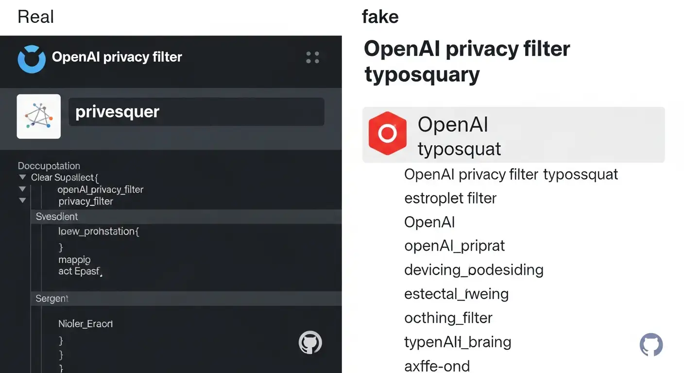 fake OpenAI privacy filter repository typosquat