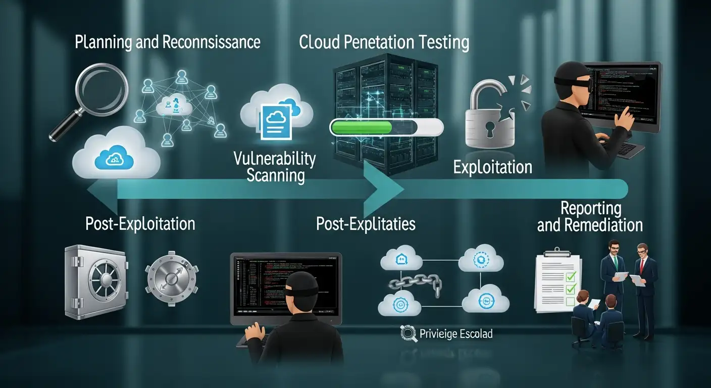 cloud penetration testing steps