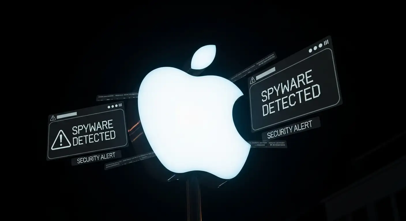 Apple Spyware Warning