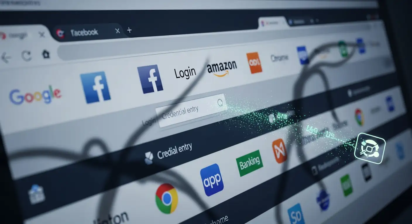 Chrome extension stealing credentials