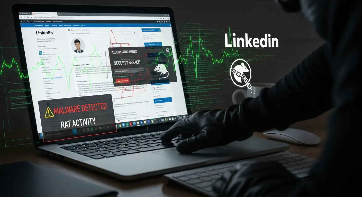 LinkedIn RAT malware attack