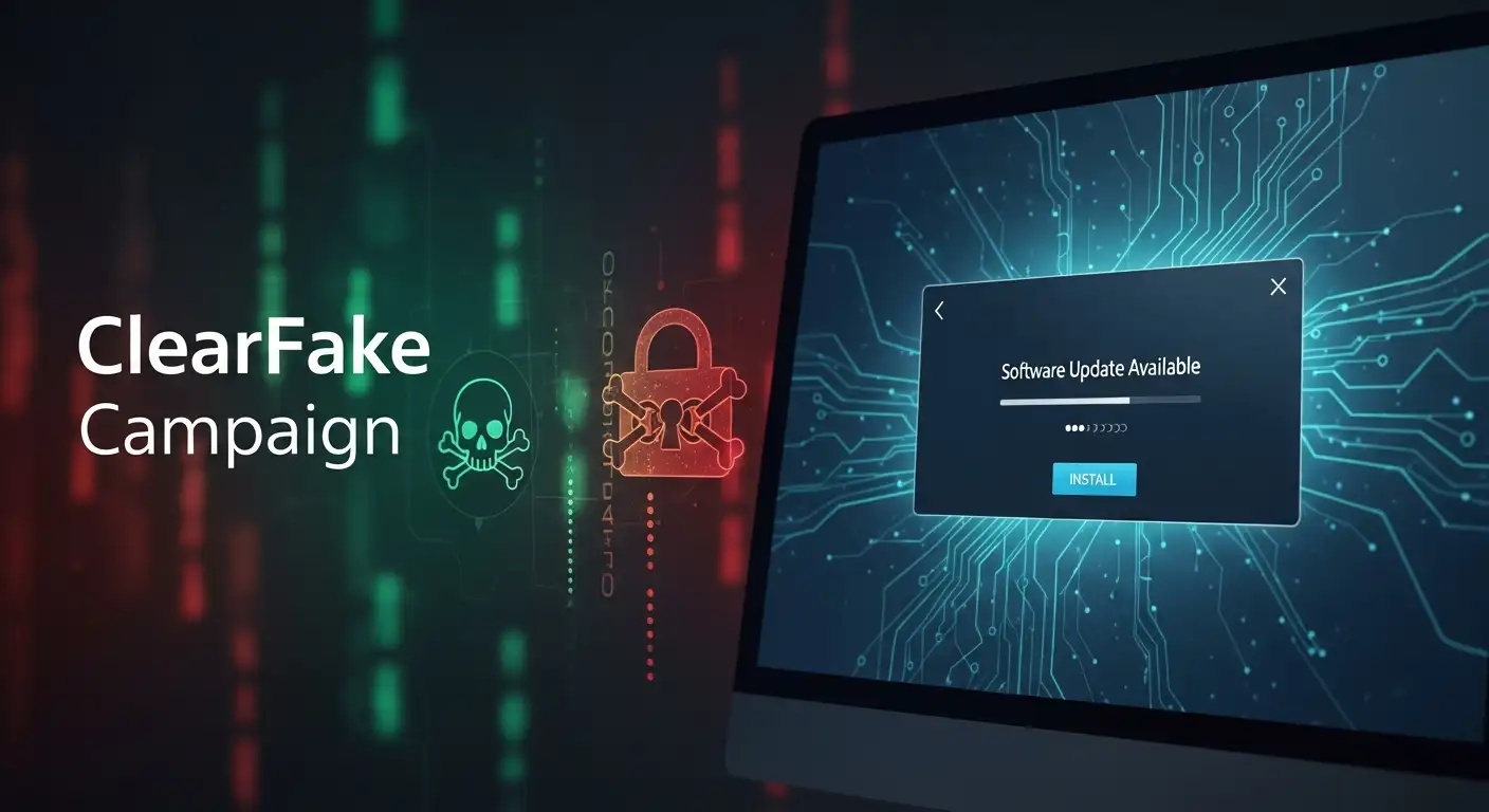 ClearFake malware campaign