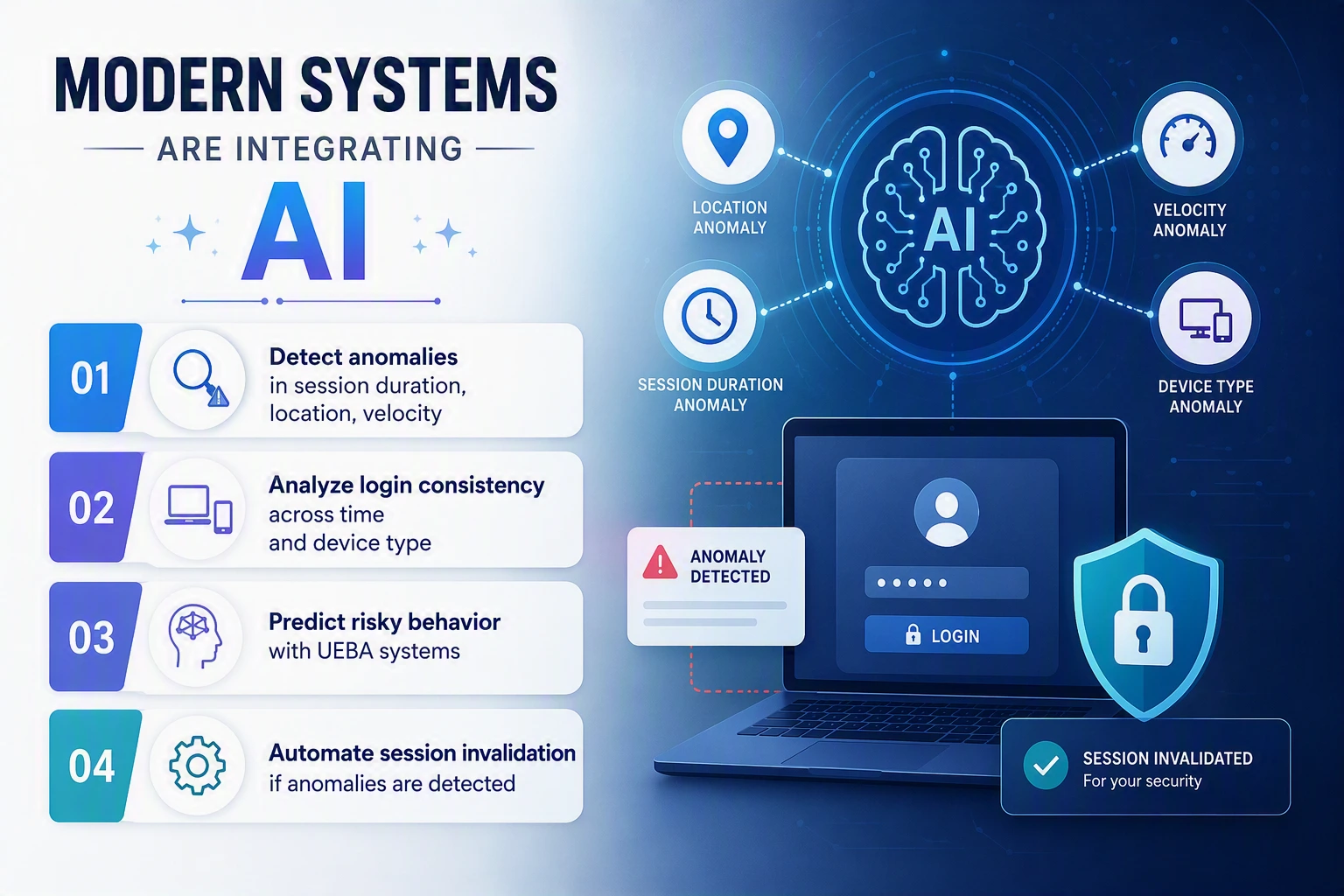 list of how ai detects session hijacking