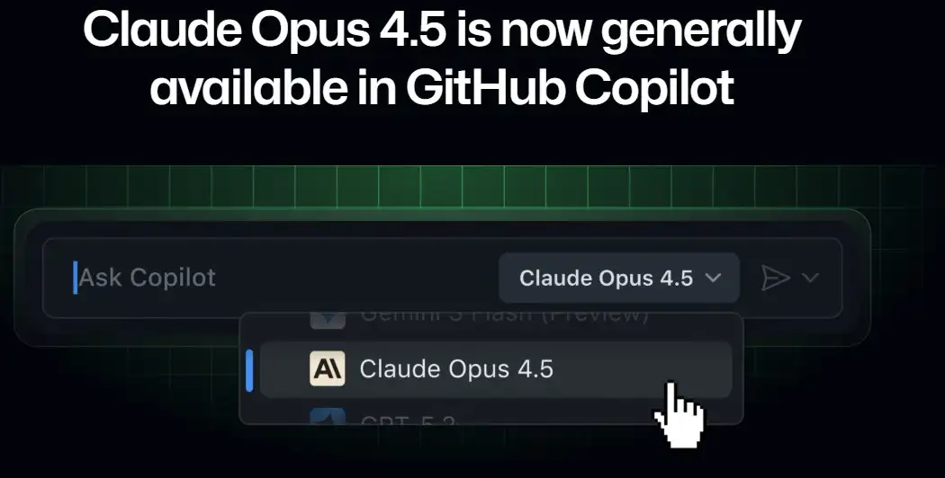 Claude Opus 4.5 GitHub Copilot