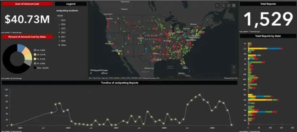 U.S. DOJ ATM hacking charges