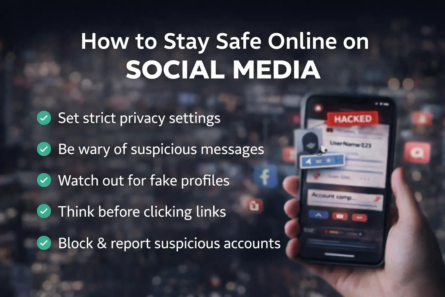 Social media safety tips