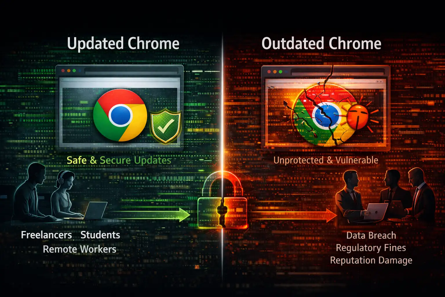 Chrome vulnerabilities arbitrary code execution