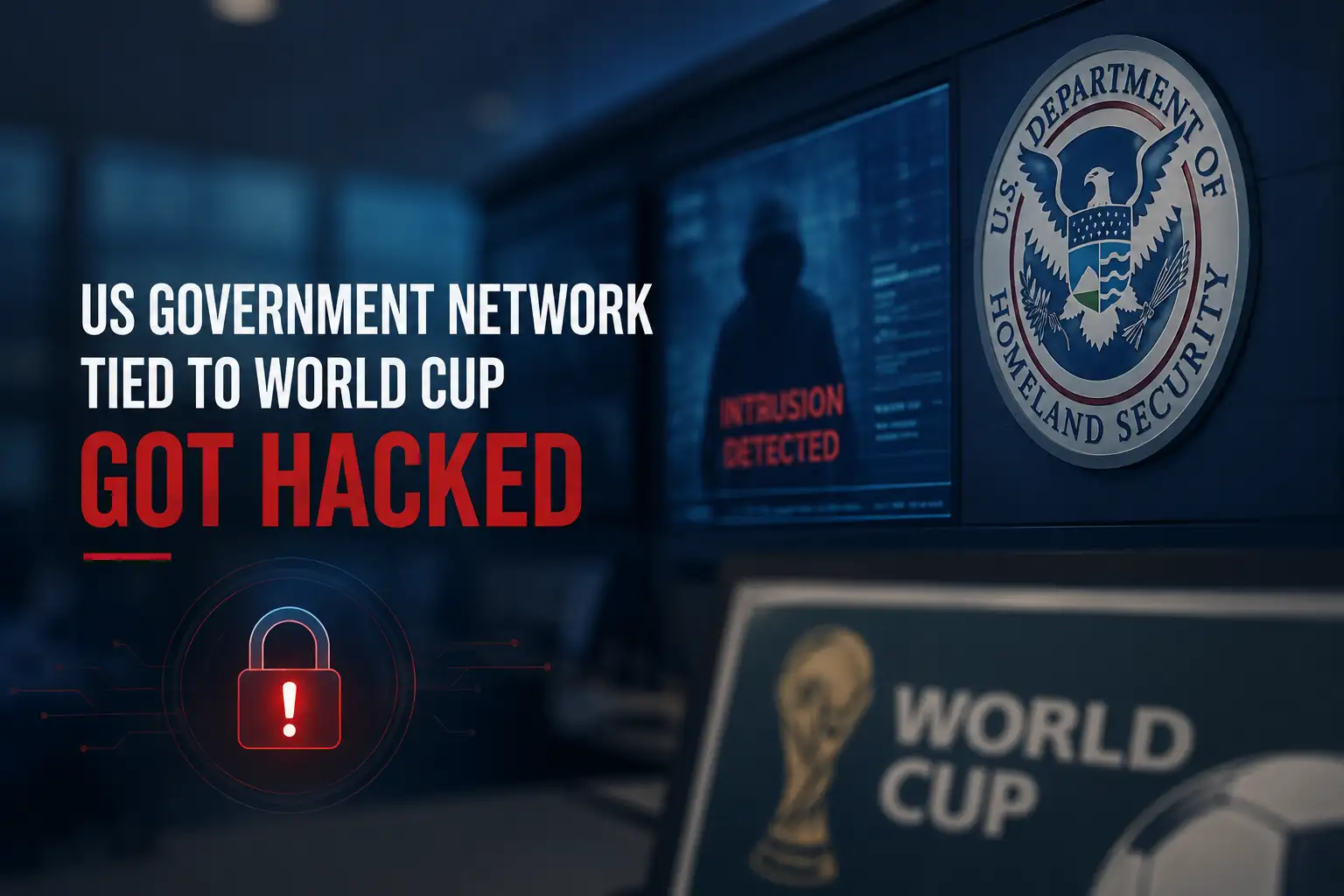 US government network hacked alert