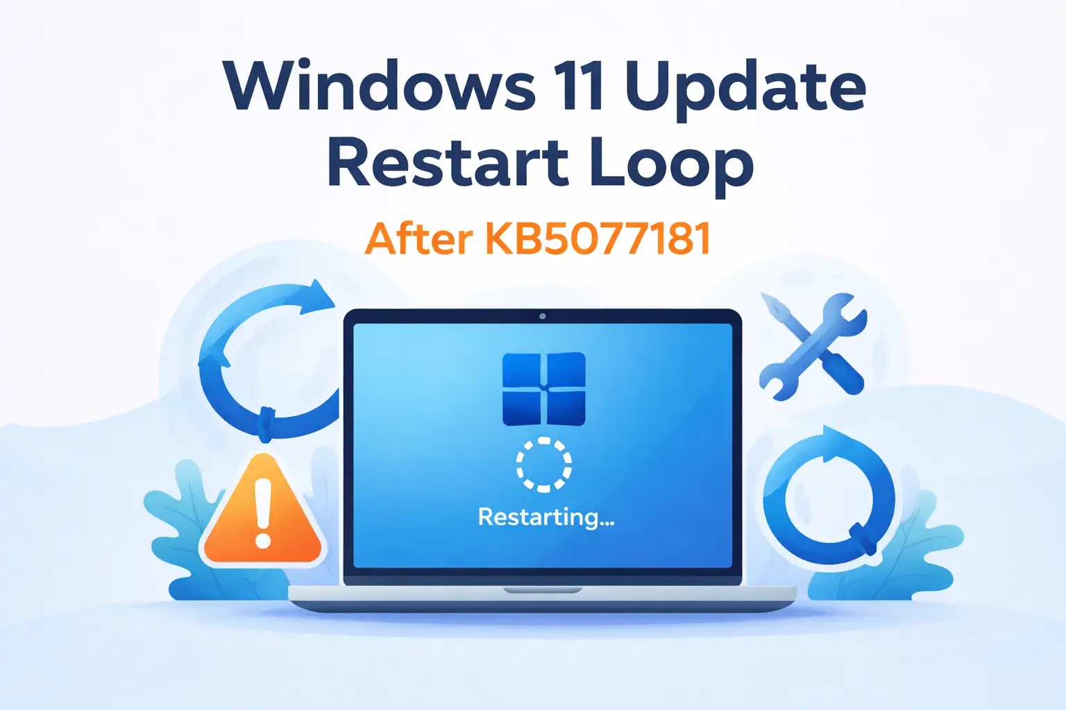 Windows 11 Update Restart Loop After KB5077181